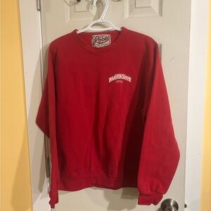 Roots Beaver Canoe Red Crewneck Sweater
